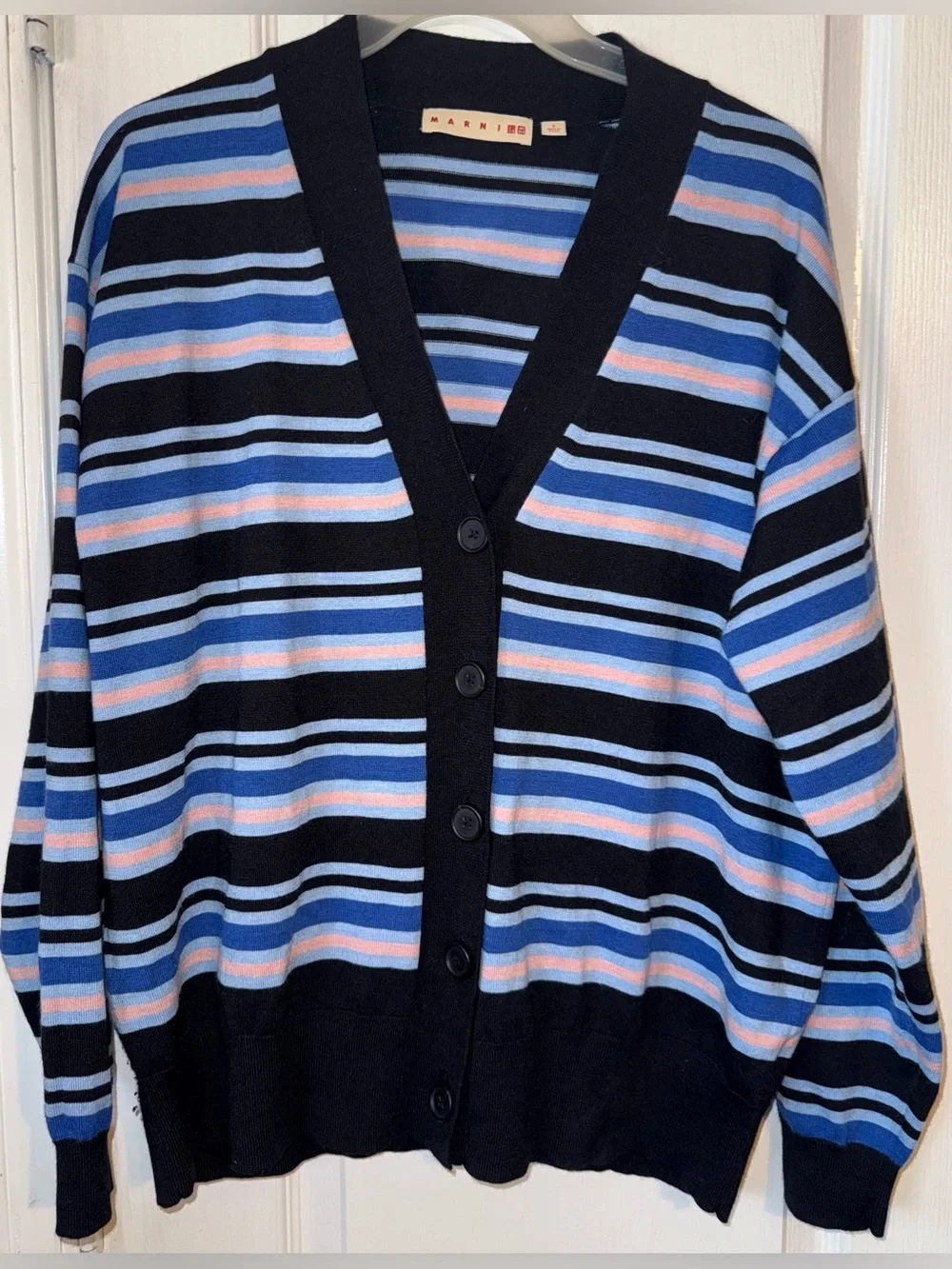 Marni x UNIQLO Two Piece Set Striped Knit Cardigan + Skirt Size S